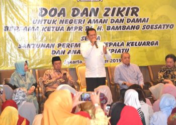 Doa dan Zikir Ketua MPR Bersama Untuk Negeri Aman dan Damai foto Ist