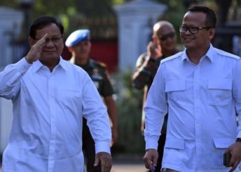 Duo Prabowo Perkuat Pemerintahan Presiden Jokowi. Antara FotoWahyu Putro A-