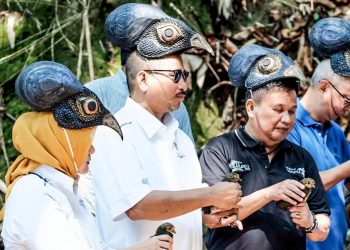Kemenpar Saat Pelepasliaran burung Maleo. ft Puskomlik Kemenpar