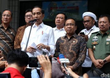Presiden Joko Widodo di RSPAD