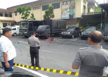 Pasca bom bunuh diri jalan ke Markas Polrestabes Medan di tutup
