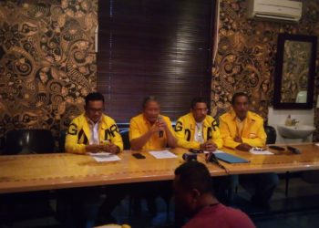 Konprensi-pers-Tim-9-Partai-Golkar-tentang-kepengurusan-DPP-Partai-Golkar-2019-2024.-Ist.