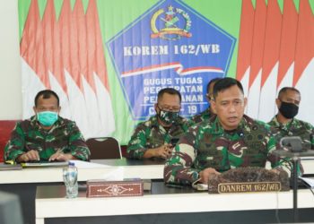 Menyongsong-Pemberlakuan-New-Normal-di-Wilayah-NTB-Ini-Penekanan-Pangdam-IX-Udayana-Kepada-Danrem-162-WB