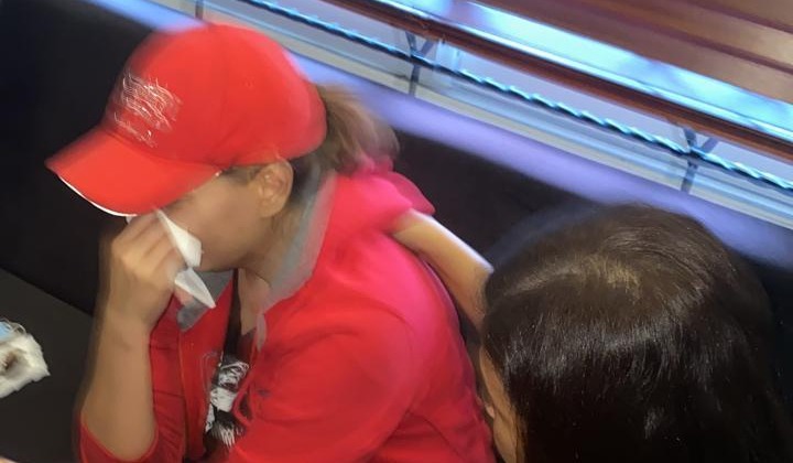 Catrine-Wilson-Terlihat-menangis-di-Polda-Metro-Jaya-foto-PMJ