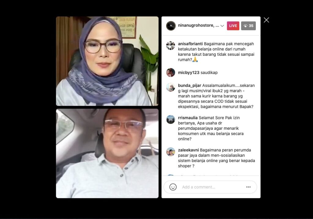 Arief-Narsuridn-Direktur-Utama-PD-Pasar-Jaya-DKI-Jakarta-saat-menjadi-pembicara-dalam-Nina-Nugroho-Solution-foto-Ist