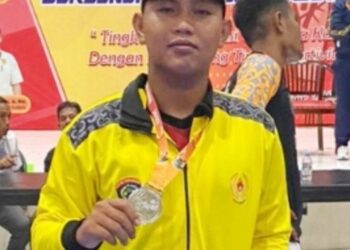 Serda-TNI-Azzachrul-Raih-Medali-Perak-Porprov-Kaltara-foto-Ist.