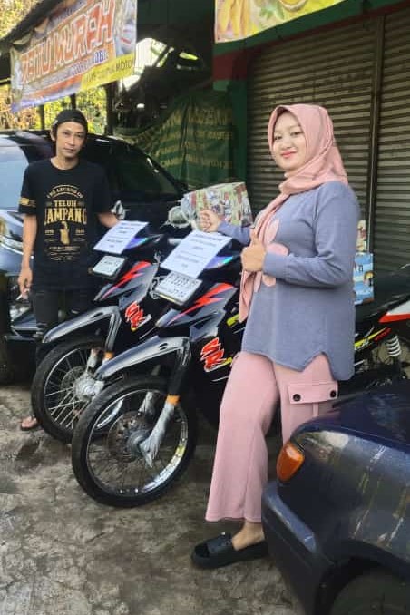 Tiara-Ratu-Durian-penuhi-nazar-kirim-motor-untuk-Pegi-Setiawan