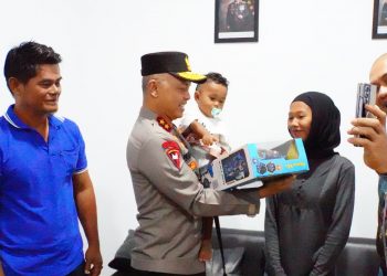 Keakraban-Kapolda-Kepulauan-Bangka-Belitung-Irjen-Pol-Hendro-Pandowo-bersama-Nadia-dan-Noval