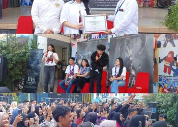 Dialog-seru-pemain-Eva-Pendaki-Terakhir-dalam-goes-to-school-di-Bekasi-Cikarang-dan-Karawang