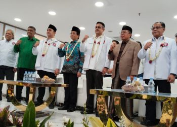 Menteri-Agama-Dr.-H.-Nazarudin-Umar-Ketua-Umum-PRI-M.-Nazarudin-serta-Sekretaris-Jenderal-PRI-Aditya-Yusma.-ftIst